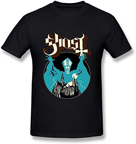 OLEKSANDR Men's Ghost Opus Eponymous Casual Tshirt Black 6XL