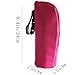 iSuperb® 2 Pack Baby Bottle Tote Bags Nursing Bottle Cooler Warmer Insulated Bag for Travel Stroller 3.1x3.1x9.5inch (Pure Color)