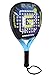 GRANDCOW Padel Racket Padel Racquet Carbon Fiber Surface with EVA Memory Flex Foam Core Diamond Shape Pop Tennis Paddle Rackets (Blue)
