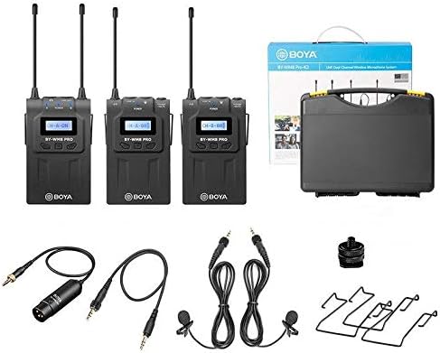 BOYA BY-WM8 Pro-K2 UHF Dual-Channel Wireless Microphone