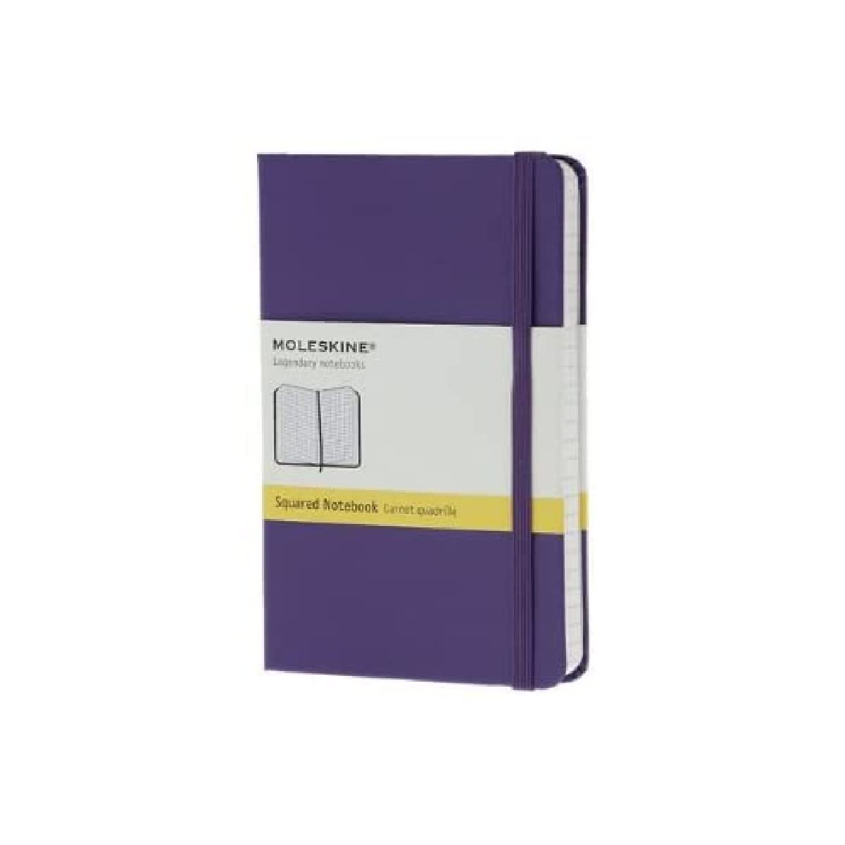 Moleskine Pocket Size Square Hard Notebook - Purple