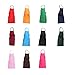 TRENDBOX Total 11 PCS Plain Color (Medium Size) Bib Apron Adult Women Unisex for Waist size 30