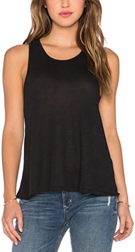 Yucharmyi Women's Sexy Backless Split Blouse Knit Summer Shirts Loose Stretchy Tops