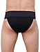 KD Willmax Gym Cotton Supporter Back Covered with Cup Pocket Athletic Fit Fashionable Brief Multi Sport Underwear Gym, Fitness & Outdoor Inner Wear Soft Underpants (Tra, Black XL)