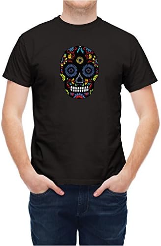 Tshirt Multicolor Skull Black S
