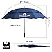 Procella 62 Inch Golf Umbrella Extra Large Automatic Open Windproof Waterproof Double Canopy Oversize Vented Stick Umbrellas for Rain - Best Golf Gifts for Men and Women