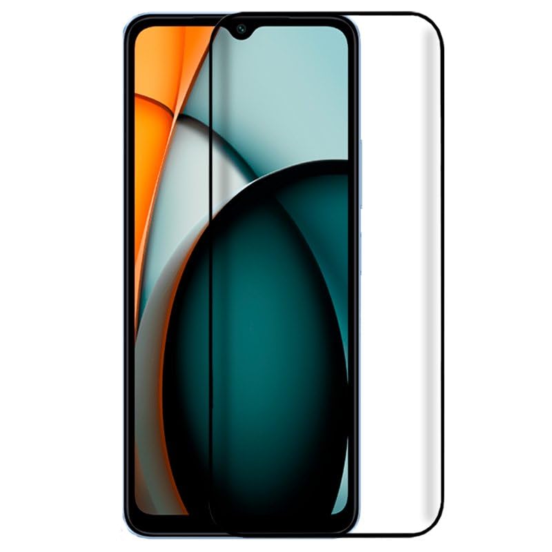 Cool Tempered Glass Screen Protector for Xiaomi Redmi A3 (FULL 3D Black)