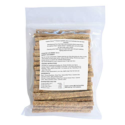 5" Munchy Rawhide Sticks for Small Dog Treat Munchy Snack Stick