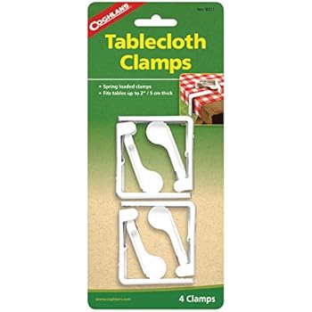 loaded tablecloth clamps spring coghlan