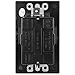 NewerTech Power2U USB Outlet, 20Amp Tamper Resistant Duplex Wall Outlet and 2.5Amp USB Charging Receptacle, Black