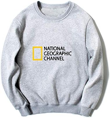 Printed National Geographic Channel Sweatshirts Hip Hip Streetwear Women Men