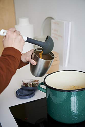 Mepal Lunchpot Ellipse â Natural Brushed â 500 ml praktischer Thermo-Essensbehälter, Joghurtbecher, to go Becher â Hält Speisen Lange warm oder kühl, polypropyleen, 500 + 200 ml – Bild 4