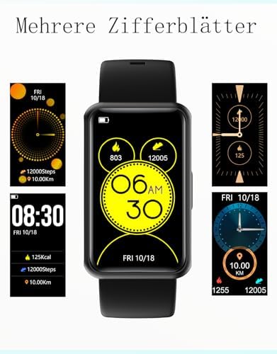 Schrittzähler Uhr (Ohne App/Handy) 1,47'' Screen Einfach Fitness Tracker