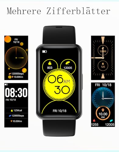 Pedometer Watch (Without App/Without Mobile Phone) 1.47 Inch Screen Simple Fitness Tracker Smartwatch with Calorie Counter Sleep Monitor Stopwatch Waterproof Timer Walking Running Fitness Watch for Seniors / Men / Women