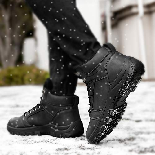 image for Windrunner Mens Snow Boots Waterproof Outdoor Hiking Shoes Anti-Slip A