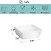 BTaT- Ramekins, Square, 4 oz, Set of 8, Oven Safe Ramekins, Creme Brulee Ramekins, Ramekins 4 oz, Creme Brulee Dishes, Small Ramekins, Ramekins Oven Safe, Mini Ramekins, Porcelain Souffle Ramekins