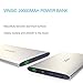 Vinsic 20000mAh Ultra Slim Universal Power Bank, White