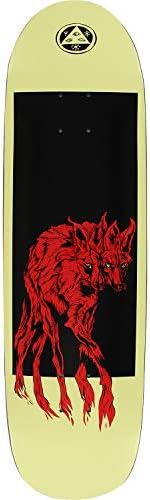 Welcome Skateboards Maned Woof/Pysanka Pale Yellow Skateboard Deck - 8.5" x 32"