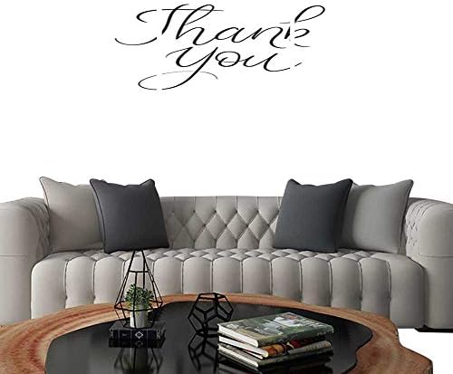 UHOO Triptych Paintings Combination DecorativeThank You Handwritten Inscription Modern Calligraphy Greeting Card Wedding Decoration. Bedroom,Hotel so on 20"x28"x3pcs