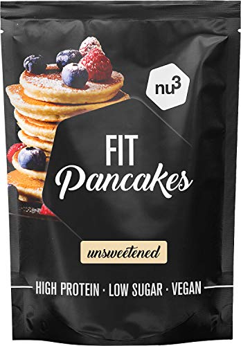 nu3-Fit-Pancake--240g-Glutenfreie-Backmischung-fuer-Pancakes-Pfannkuchen--283g-Protein-pro-100g-nur-73-Fett-aus-Mandel-und-Reismehl-Ideal-fuer-ein-Proteinreiches-Fruehstueck--Vegan nu3-Fit-Pancake--240g-Glutenfreie-Backmischung-fuer-Pancakes-Pfannkuchen--283g-Protein-pro-100g-nur-73-Fett-aus-Mandel-und-Reismehl-Ideal-fuer-ein-Proteinreiches-Fruehstueck--Vegan