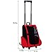 PETTOM Roll Around 4-in-1 Pet Carrier Travel Backpack Trolley for Dogs and Cats Easy Walk Travel Tote Airline Approved Redthumb 1