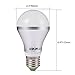 LEDGLE Dimmable A19 E26 LED Light Bulb 5W RGB 16 Colors Remote Controller Included