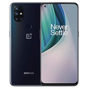 OnePlus Nord N10 5G, Euro 5G /Global 4G LTE, International Version (No US Warranty), Midnight Ice 128GB, 6GB – GSM…
