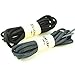 YFINE 39 Inch Round Waxed Dress Shoes Shoelaces Boots Shoe Laces Beige (2 Pair)