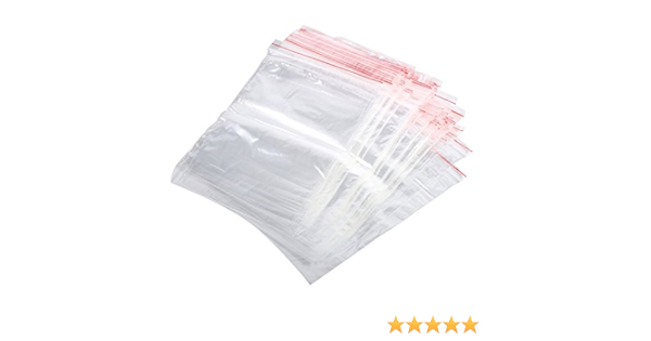 zip lock transparent plastic bolsa