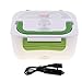 VMOTOR Portable 12V Car Use Electric Heating Lunch Box Bento Meal Heater Food Warmer 45W (Deep Green)