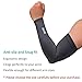 Aegend Sun Protection Cooling Arm Sleeves for Men Women, Gray, Medium
