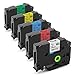 Unistar Compatible Label Tape Replacement&nbsp;for TZ Color Tape P-Touch 12mm 0.47 inch Laminated Label Replacement for TZe231 431 531 TZ631 TZ731 26.2 Feet for PTD210 PTH110 5 Pack primary