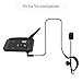 Microphone Ear Hanging Headphones Football Match Referee Microphone Headphones Motorcycle Intercom Headsets Available for EJEAS Motorcycle Intercom V6/FBIM, 3.5mm