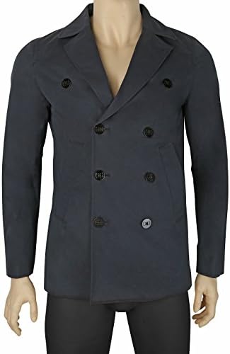Isaia Men's Navy Cotton Jacket 50