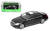 Welly New 1:24 W/B Collection - Black 2014 Mercedes-Benz S Class Diecast Model Car