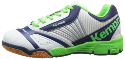 Kempa Men's Tornado Xl Handball Shoes 37-39 Eu (3.5 Herren Uk) White White (White/Marine/Fluo Green 02) - Thumbnail 5