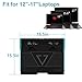 BUJIAN Laptop Cooler Cooling Pad for 15.6-17 Inch Laptops with 2 Fans Twin-Turbo Speed at 3,000-3,500 RPMS,Slim Portable