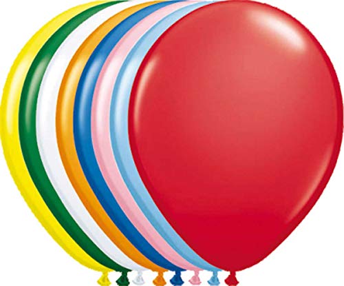 Folat 08100 Multicolour Color Latex Balloons - 12In / 30cm - 100 pieces