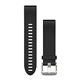 Garmin 010-12491-12 Fenix 5S Quick fit 20 Watch Band - Black Silicone