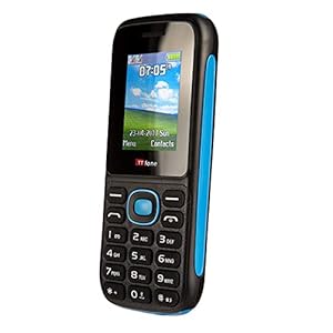 TT120 Dual Sim Mobile Phone Pay As You Go (Giff Gaff with £10 Credit, Blue)