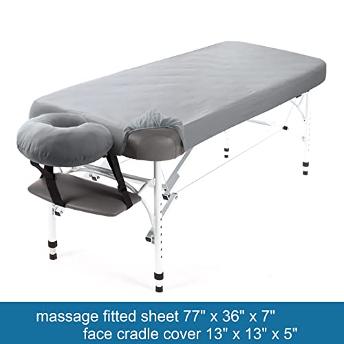 Massage Table Sheets 100 Waterproof 2Piece Massage Table Cover Sets