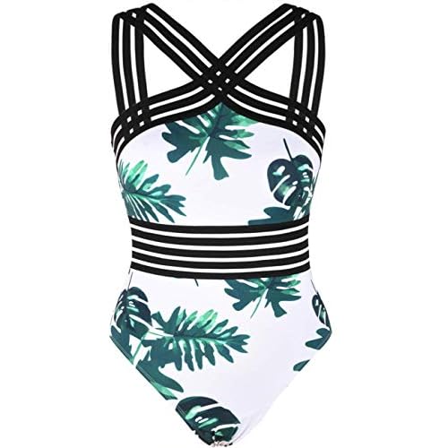 hilor women's one piece swimwear front crossover swimsuits hollow bathing suits monokinis