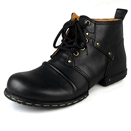 Otto zone men s dress chukka ankle boots lace-up black …