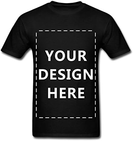 Customize Men's Personalized Tee ADD YOUR PHOTO TEXT DESIGN Printed Shirt for mens,Size S-3XL
