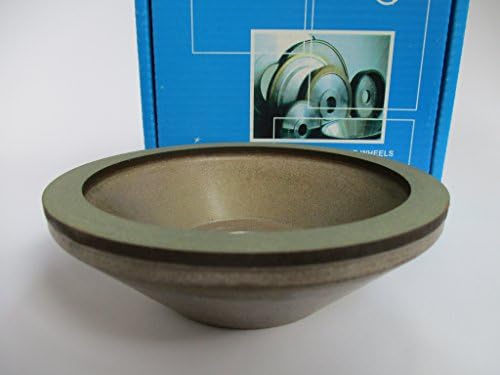 Dia 5" (125mm.) Hole 1,26" (32mm.) Width: 0.4" (10mm.) Type: 12A2-45 Cup Tool Diamond Wheel Grinding 125/100 Micron 150 Mesh