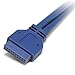 StarTech.com 2 Port USB 3.0 A Female Slot Plate Adapter - USB 3.0 motherboard Adapter - USB 3 plate - USB 3.0 header Adapter (USB3SPLATE)