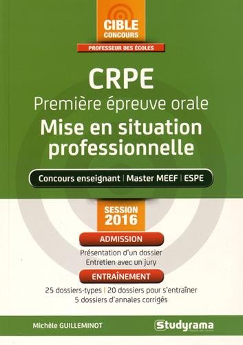 CRPE, première épreuve orale