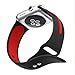 YASPARK Compatible Apple Watch Band 38mm/42mm, 40mm/44mm, Soft Silicone Strap Adjustable Replacement iWatch Bands for Apple Watch Sport, Series 4/3/2/1 (Large Size)