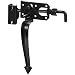 National Hardware N178-616 27 Ornamental Gate Latches in Black, to 3" primary