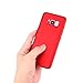 REDELEPHAN Compatible with Galaxy S8 Case，Full Body Protection Ultra-Thin Hard PC Case with A Soft HD Screen Protector Anti Scratch Cover for Galaxy S8 (Red)